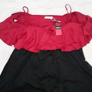 Red and black rosegal shirt